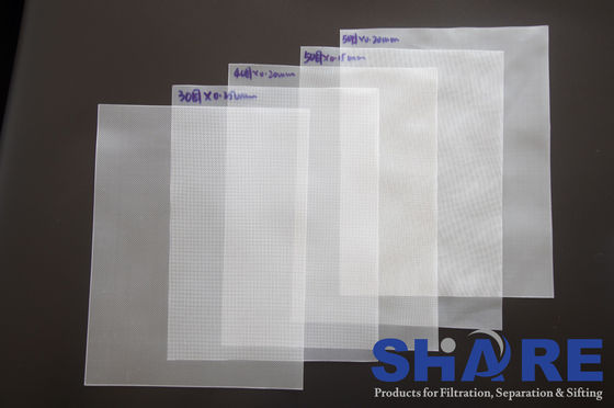 High Tenacity Polyester Printing Mesh White For Automotive Fuel / Oil Filtration