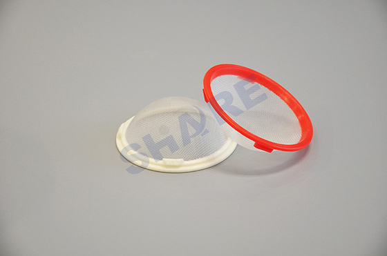 Round Shape Nylon Filter Mesh PP Plastic Frame Types For Proofer Cups