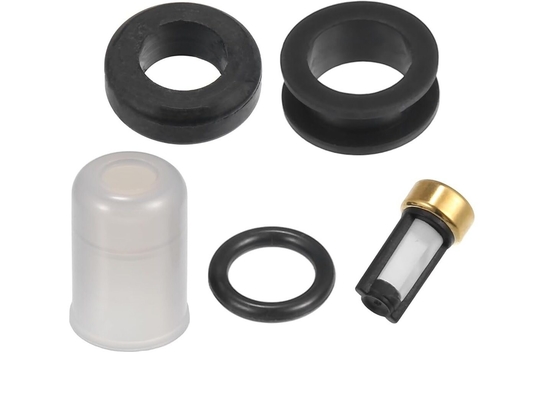 Automotive Fuel Injector Filters Plastic Parts Seals O Rings Buckles And Caps