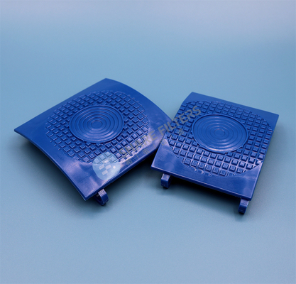 POM Made Inner Drum Cell For Dough Processing Bakery Machine Plastic Parts Dimension 72x110mm