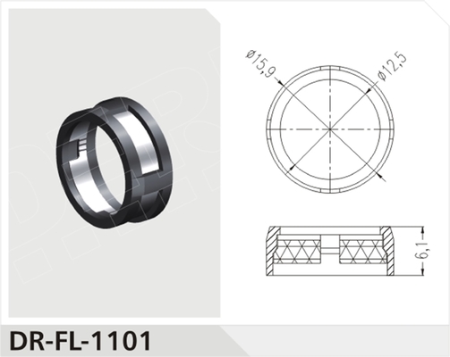 Injector Fuel Filter 15.9x12.5x6.1mm for Siemens, Marelli IWM50001 DR-FL-1103