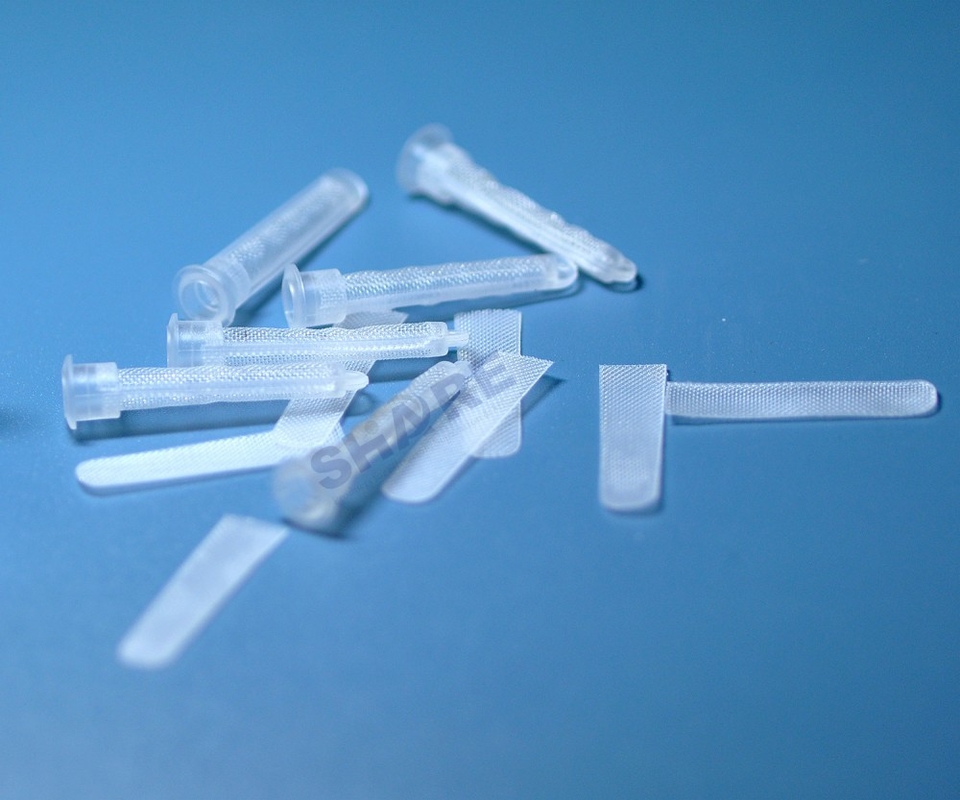 25 Mesh 700 Micron Specific Nylon Mesh Shapes Discs By Punching For Injection Moulding